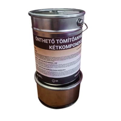 Önthető tömítőanyag, kétkomponensű lapostető vízszigeteléshez